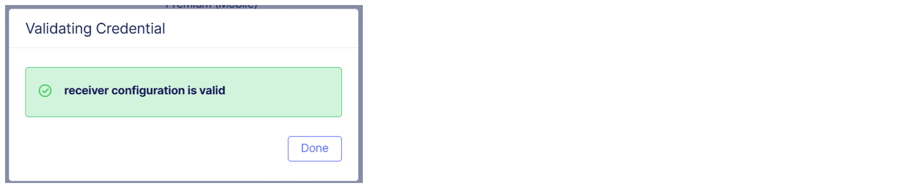 Figure: Valid Configuration