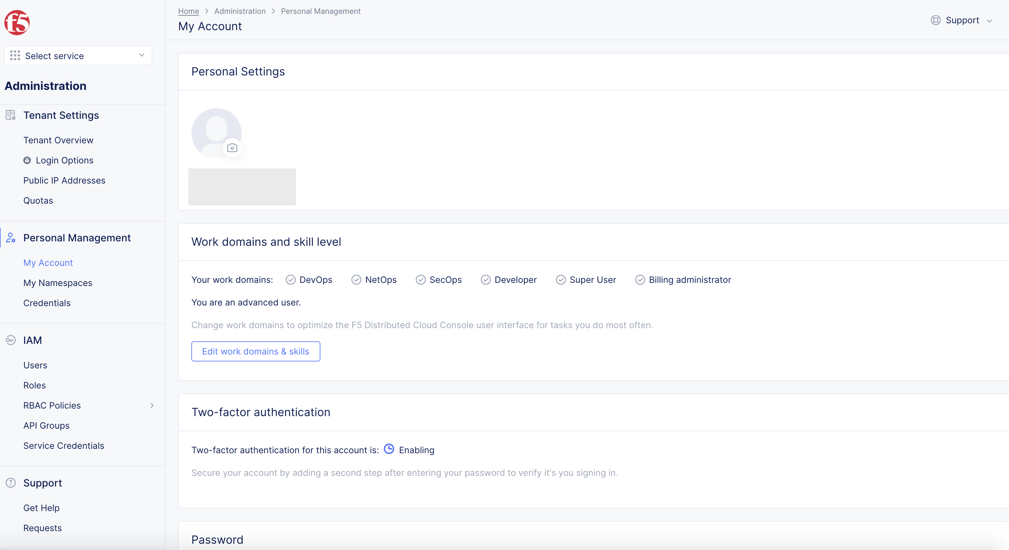 Figure: Two-factor authentication