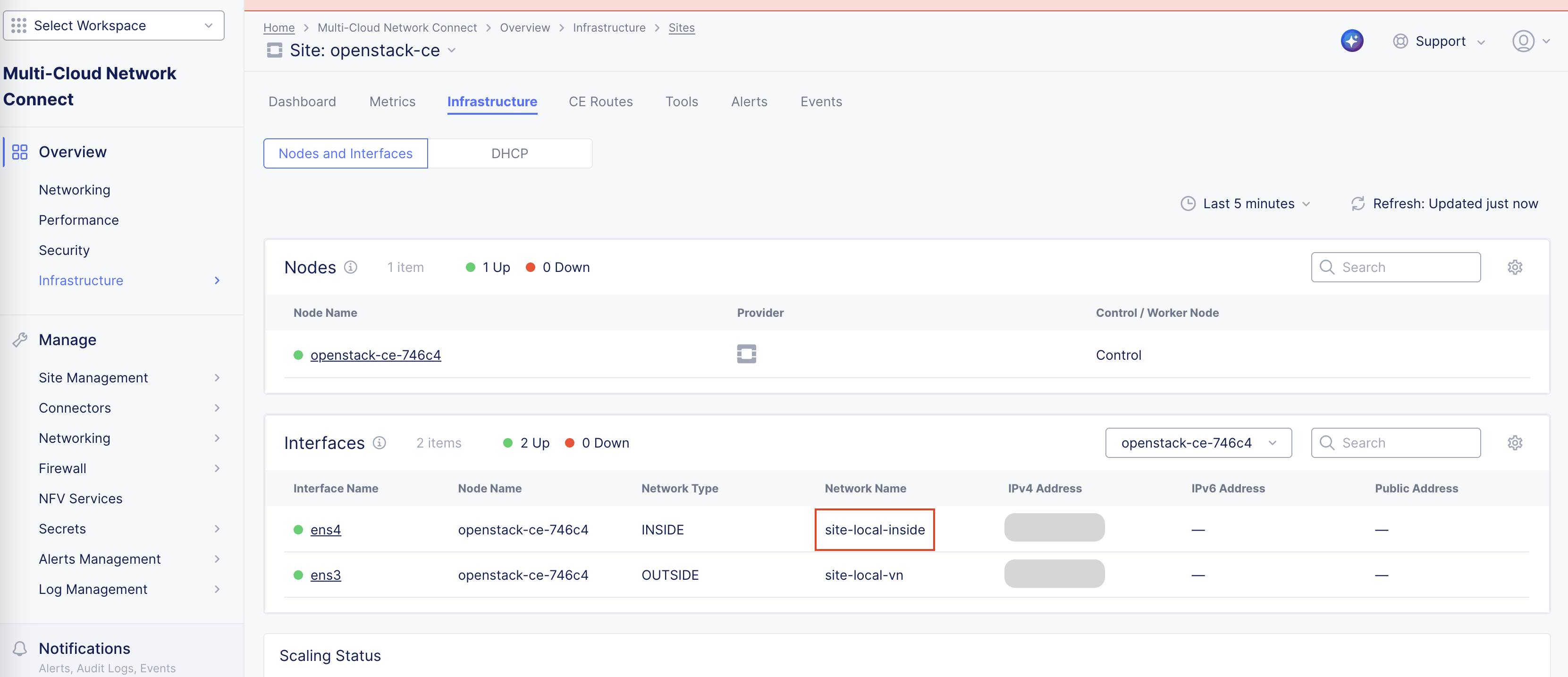 Figure: Verify Site Health