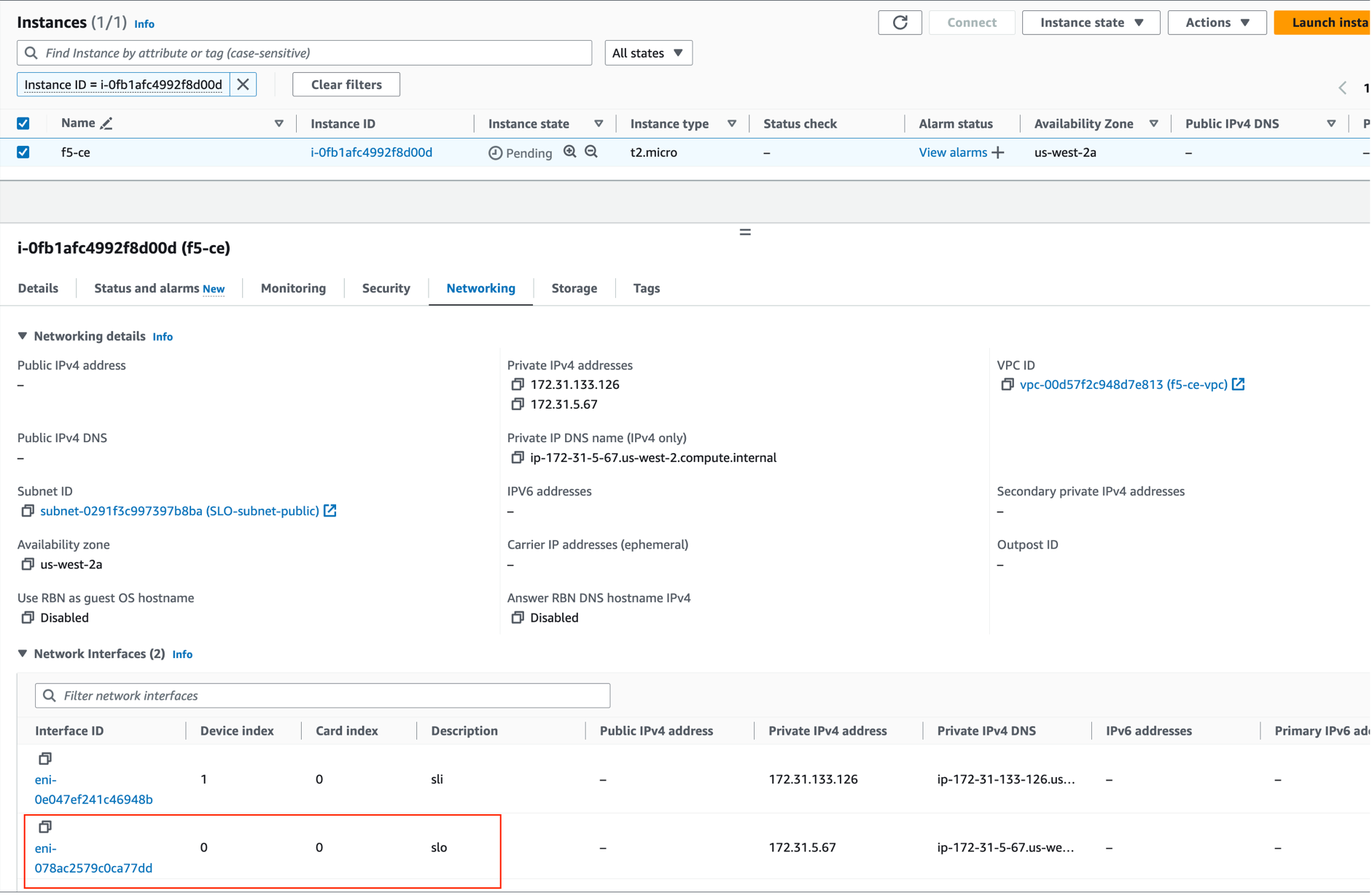 Figure: Associate IP Address to Interface